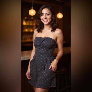 White House Black Market Strapless Dress